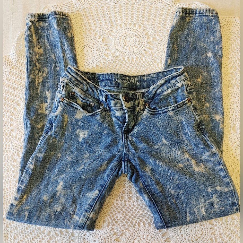 AEROPOSTALE Lola Jegging Acid Wash Vintage Inspired Skinny Jeans